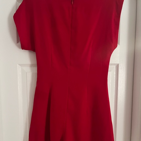 Club Monaco Holiday Red Party Romper - Picture 6 of 9